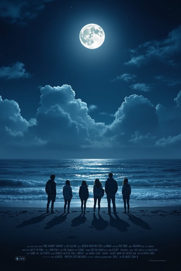 海边的我们高清海报